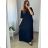 Langarm-Hemdkleid für Damen (S/M EINHEITSGRÖSSE) ITALIAN FASHION IMWD232607 -   dunkelblau -   56/58