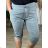 Shorts Shorts Stretch Damen Übergröße (2XL/3XL/4XL ONE SIZE) ITALIAN FASHION IM424KEJSY