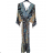 Langärmliges Sommer-Hemdkleid für Damen (S/M/L Einheitsgröße) INDIAN FASHION IMWY23123