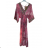 Langärmliges Sommer-Hemdkleid für Damen (S/M/L Einheitsgröße) INDIAN FASHION IMWY23123