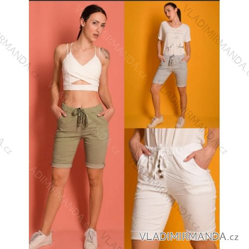 Damen-Oversize-Langarm-Hemd mit verlängerten Ärmeln (S/M ONE SIZE) ITALIAN FASHION IMPLI2234690