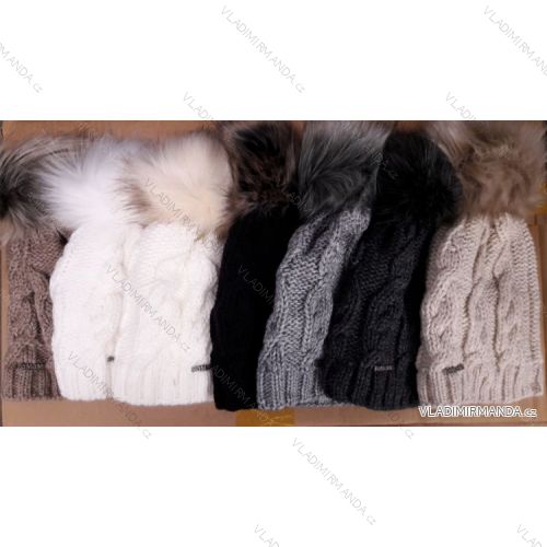 Wintermützen mit isoliertem Fleece (uni) PAMAMI A00007 gestrickt