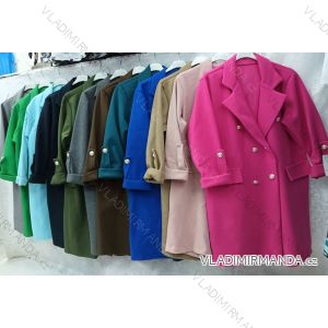Langärmliger Damenmantel in Übergröße (3XL/4XL EINHEITSGRÖSSE) ITALIAN FASHION IMWQ233045