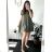 Kurzärmliges Sommerkleid aus Baumwolle für Damen (S / M / L / XL ONE SIZE) ITALIAN FASHION IMD22472