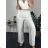 Elegante lange Damenhose (uni s-l) ITALIAN MODA IM720021