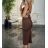 Langes trägerloses Pailletten-Partykleid für Damen (S/M EINHEITSGRÖSSE) ITALIAN FASHION IMPMD2360600