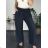 Elegante lange Damenhose (uni s-l) ITALIAN MODA IM720021