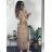 Langärmliges Sommer-Hemdkleid für Damen (S/M/L Einheitsgröße) INDIAN FASHION IMWY23123