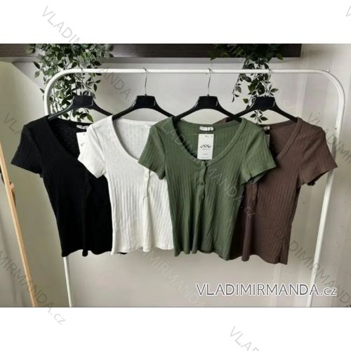 Kurzarm-T-Shirt für Damen (S/M EINHEITSGRÖSSE) ITALIAN FASHION IMPLP2475021080