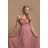 Langes, elegantes, trägerloses Partykleid für Damen (SL) FRENCH FASHION FMPEL23DORIANE -   pink -   M