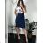 Kurzarmkleid für Damen in Übergröße (L-3XL) POLISH FASHION PMF20013
