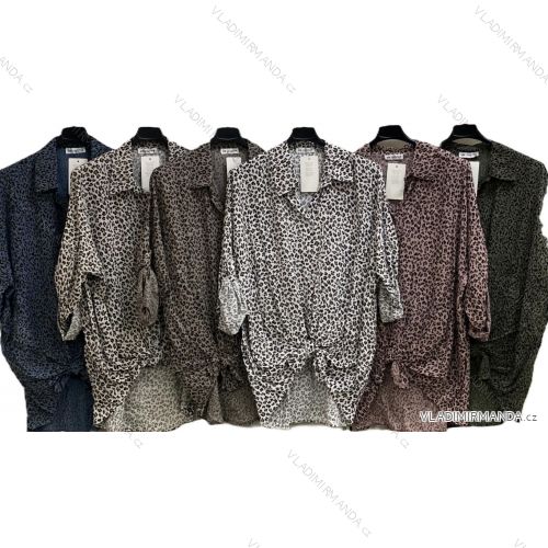 Ärmellose Jacke mit langen Ärmeln (uni sl) ITALIENISCHE Mode IMC17326