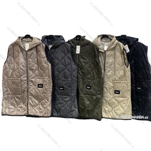 Ärmellose Jacke mit langen Ärmeln (uni sl) ITALIENISCHE Mode IMC17326