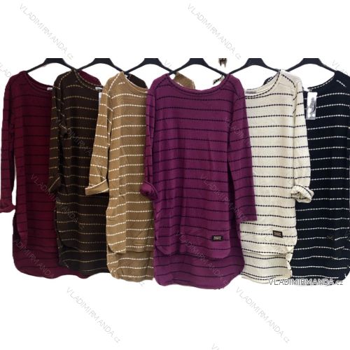 Ärmellose Jacke mit langen Ärmeln (uni sl) ITALIENISCHE Mode IMC17326