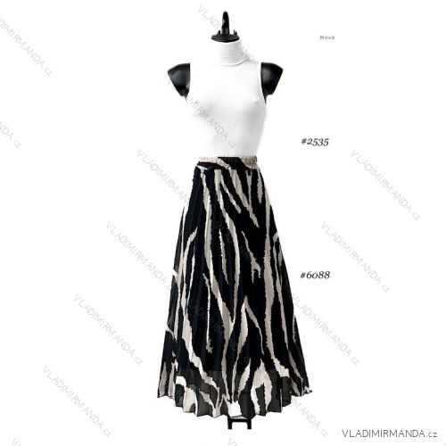 Langärmeliges Sommerkleid für Damen (Einheitsgröße S/M) ITALIAN FASHION IMPES238990