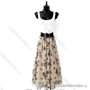 Langärmeliges Sommerkleid für Damen (Einheitsgröße S/M) ITALIAN FASHION IMPES238990