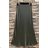 Langärmeliges Sommerkleid für Damen (Einheitsgröße S/M) ITALIAN FASHION IMPES238990 grünes Khaki S / M
