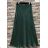 Langärmeliges Sommerkleid für Damen (Einheitsgröße S/M) ITALIAN FASHION IMPES238990 grünes Khaki S / M