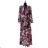 Langärmeliges Sommerkleid für Damen (Einheitsgröße S/M) ITALIAN FASHION IMPES238990 květovaná S / M