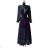 Langärmeliges Sommerkleid für Damen (Einheitsgröße S/M) ITALIAN FASHION IMPES238990 schwarz S / M