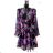 Sommerkleid Carmen aus Musselin für Damen (Einheitsgröße S/M) ITALIAN FASHION IMWE231506 schwarz S / M