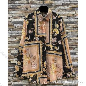 Sommerkleid Carmen aus Musselin für Damen (Einheitsgröße S/M) ITALIAN FASHION IMWE231506