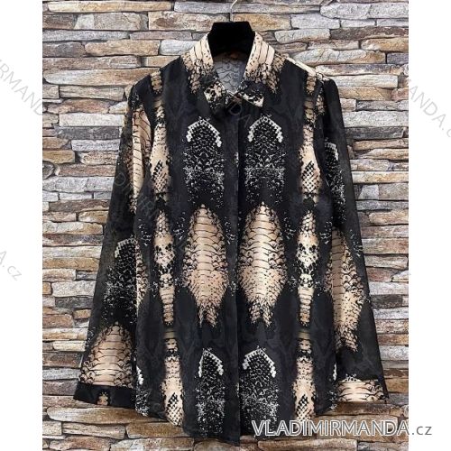 Sommerkleid Carmen aus Musselin für Damen (Einheitsgröße S/M) ITALIAN FASHION IMWE231506