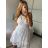 Trägerloses langes Partykleid für Damen (Einheitsgröße S/M) ITALIAN FASHION IMPSH2360055