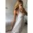 Trägerloses langes Partykleid für Damen (Einheitsgröße S/M) ITALIAN FASHION IMPSH2360055