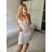 Trägerloses langes Partykleid für Damen (Einheitsgröße S/M) ITALIAN FASHION IMPSH2360055 -   weiß -   S / M