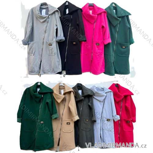 Übergroßer, warmer Kapuzenpullover für Damen (XL/2XL EINHEITSGRÖSSE) ITALIAN FASHION IMD23724