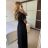 Langes, kurzärmliges Damenkleid (Einheitsgröße S/M/L) ITALIAN FASHION IMWCN24072