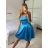 Elegantes Damen-Partykleid mit langen Ärmeln (S/M ONE SIZE) ITALIAN FASHION IM322282