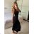 Langes trägerloses Pailletten-Partykleid für Damen (S/M EINHEITSGRÖSSE) ITALIAN FASHION IMPMD2360600