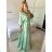 Langes glitzerndes Langarm-Partykleid für Damen (Einheitsgröße S/M) ITALIAN FASHION IMPBB2315162