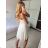 Trägerloses langes Partykleid für Damen (Einheitsgröße S/M) ITALIAN FASHION IMPSH2360055 beige S / M