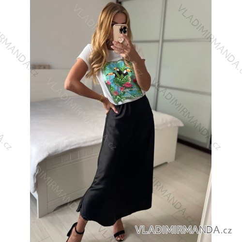 Kurzer Damenrock (S/M ONE SIZE) ITALIAN FASHION IMPBB238862kt -   schwarz -   S / M