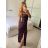 Langes trägerloses Pailletten-Partykleid für Damen (S/M EINHEITSGRÖSSE) ITALIAN FASHION IMPMD2360600 S / M schwarz