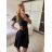 Kurzes, lässiges Kurzarmkleid für Damen (Einheitsgröße S/M) ITALIAN FASHION IMPSH236544