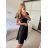 Kurzes, lässiges Kurzarmkleid für Damen (Einheitsgröße S/M) ITALIAN FASHION IMPSH236544