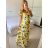 Sommer-Carmen-Langkleid für Damen SANTORINI (S/M EINHEITSGRÖSSE) ITALIAN FASHION IMPBB2323598