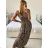Langes, elegantes, ärmelloses Icecool-Kleid für Damen (S/ML/XL) ITALIAN FASHION AINUOSI IMB24Y1090