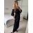 Langes trägerloses Pailletten-Partykleid für Damen (S/M EINHEITSGRÖSSE) ITALIAN FASHION IMPMD2360600