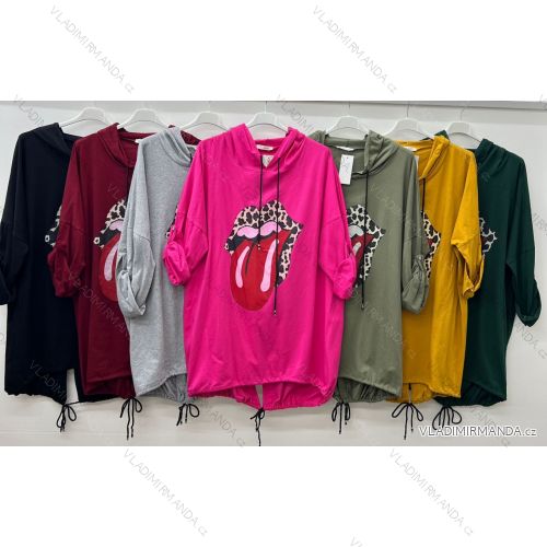 Langarm-Tunika für Damen in Übergröße (XL/2XL/3XL Einheitsgröße) ITALIAN FASHION IM423616