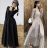 Elegantes langärmliges Kleid mit Gürtel für Damen (Einheitsgröße S/M) ITALIAN FASHION IMM23UN6139
