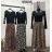 Elegantes langärmliges Kleid mit Gürtel für Damen (Einheitsgröße S/M) ITALIAN FASHION IMM23UN6139