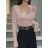 Kleid mit 3/4 Ärmeltasche für Damen (uni sl) ITALIAN Fashion IM3181746