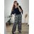 Langarm-Hemdkleid für Damen (S/M EINHEITSGRÖSSE) ITALIAN FASHION IMWD232607