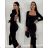 Mittellanger Damenrock (Einheitsgröße S/M) ITALIAN FASHION IMM23HG3154