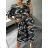 Šaty košilové oversize krátký rukáv dámské (M/L//XL ONE SIZE) ITALSKÁ MÓDA IM422525